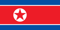 Gráficos de bandeira Coreia do Norte