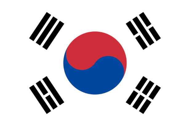 Bandeira Coreia do Sul