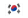 Coreia do Sul-Bandeira ondulante