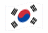 Coreia do Sul-Bandeira ondulante
