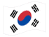 Coreia do Sul-Bandeira ondulante