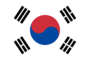 Gráficos de bandeira Coreia do Sul