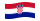 Croácia-Bandeira ondulante