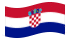 Croácia-Bandeira ondulante