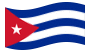 Cuba-Bandeira ondulante