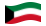 Kuwait-Bandeira ondulante