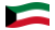 Kuwait-Bandeira ondulante