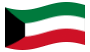 Kuwait-Bandeira ondulante