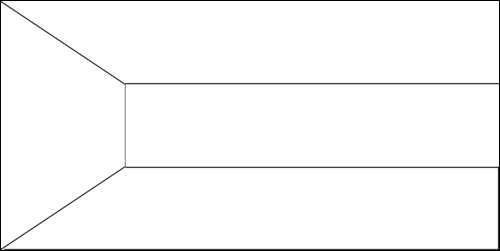 Contorno da bandeira de Kuwait para colorir