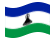 Lesoto-Bandeira ondulante