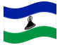 Bandeira animada Lesoto