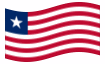 Bandeira animada Libéria