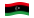 Líbia-Bandeira ondulante