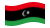 Líbia-Bandeira ondulante