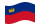 Liechtenstein-Bandeira ondulante