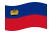 Liechtenstein-Bandeira ondulante
