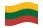 Lituânia-Bandeira ondulante
