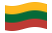 Lituânia-Bandeira ondulante