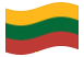 Lituânia-Bandeira ondulante