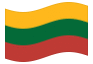 Bandeira animada Lituânia