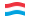 Luxemburgo-Bandeira ondulante