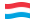 Luxemburgo-Bandeira ondulante
