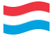Luxemburgo-Bandeira ondulante