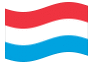 Bandeira animada Luxemburgo