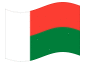 Bandeira animada Madagáscar