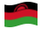 Malawi-Bandeira ondulante