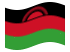 Malawi-Bandeira ondulante