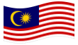Bandeira animada Malásia