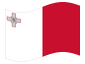 Bandeira animada Malta