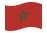 Marrocos-Bandeira ondulante