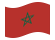 Marrocos-Bandeira ondulante