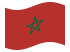 Marrocos-Bandeira ondulante