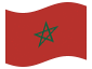 Bandeira animada Marrocos