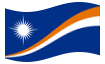Bandeira animada Ilhas Marshall