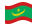 Mauritânia-Bandeira ondulante