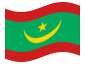 Bandeira animada Mauritânia