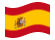 Espanha-Bandeira ondulante