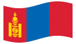 Bandeira animada Mongólia