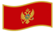 Bandeira animada Montenegro