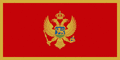 Gráficos de bandeira Montenegro
