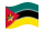 Moçambique-Bandeira ondulante