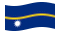 Nauru-Bandeira ondulante