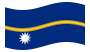 Nauru-Bandeira ondulante