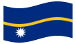 Bandeira animada Nauru