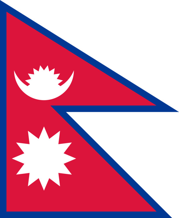 Bandeira Nepal, Bandeira Nepal
