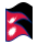 Nepal-Bandeira ondulante